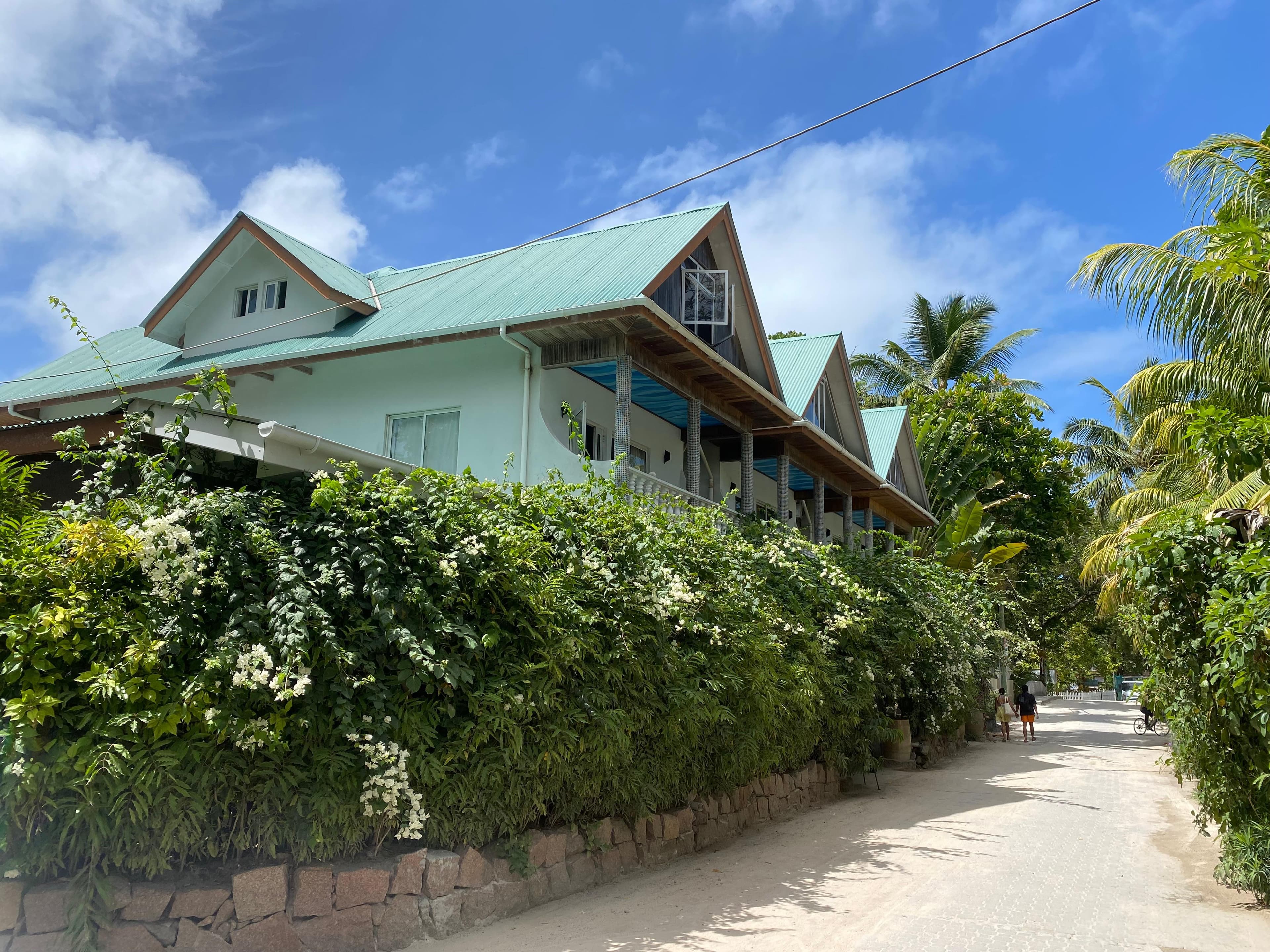 Sibert Residence guest house exterior on La Digue